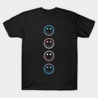 Transgender Pride Smiley T-Shirt